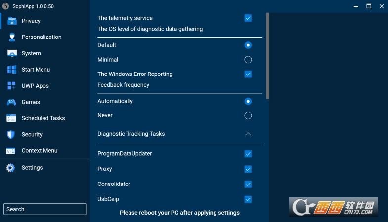 SophiApp,优化工具,WIN10.