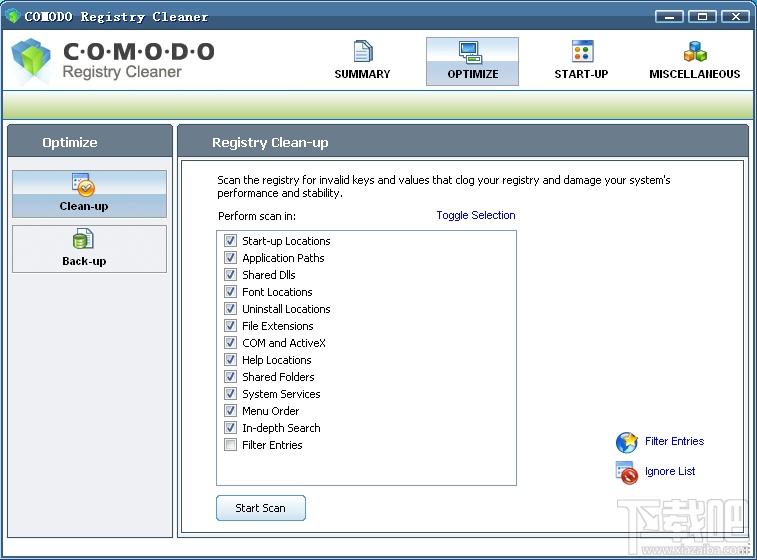 Registry Cleaner,注册表清理工具,COMODO